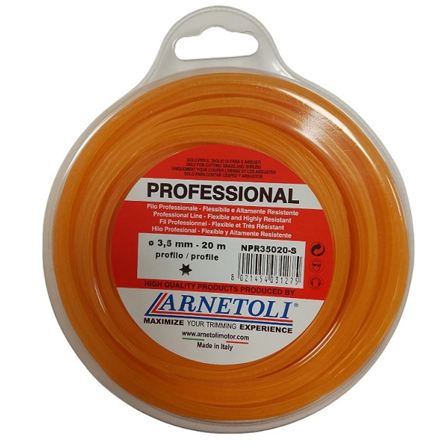 Vendita online Filo stellare per decespugliatore Ø 3.5 mm. x 20 metri 